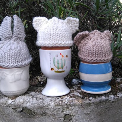 Fun egg cosies - animals and bright colours