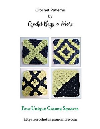 Four Unique Granny Squares