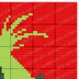 Grinch Green Grumpy Face Blanket Christmas Lapghan C2C CROCHET PATTERN
