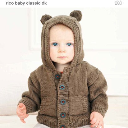 Babies’ Hoodies in Rico Baby Classic DK - 200