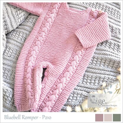 OGE Knitwear Designs P210 Bluebell Romper PDF