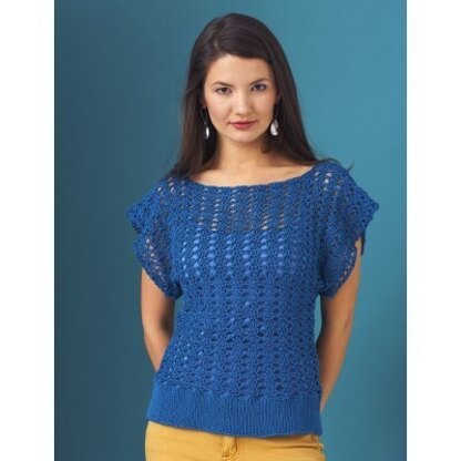 Openwork Top in Patons Grace