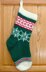 Fair Isle Christmas Stocking