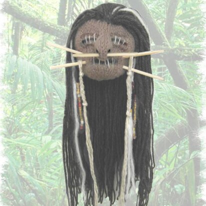 Shrunken head - knitting pattern