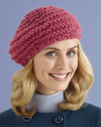 Half Moon Hat in Lion Brand Wool-Ease Thick & Quick - L10604