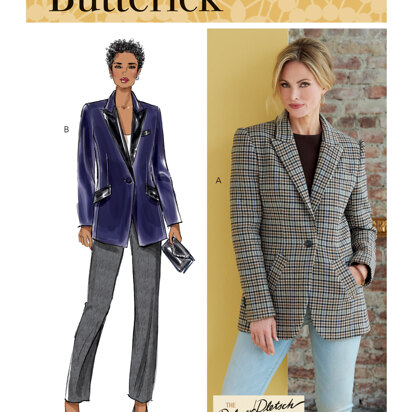 Butterick Misses' Jacket B6862 - Sewing Pattern