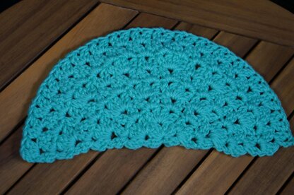 Cluster V stitch half circle