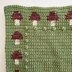 Mushroom Border Blanket