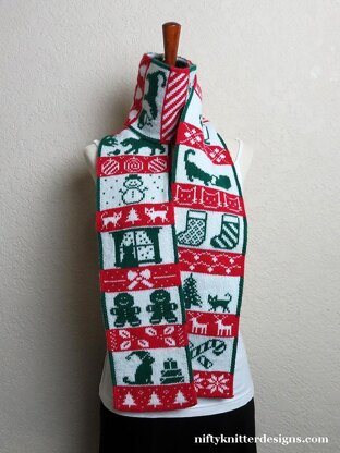 Meowy Christmas Scarf