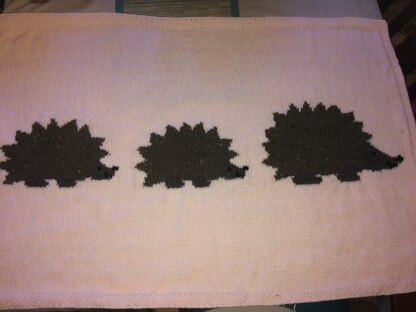 Hedgehog Baby Blanket