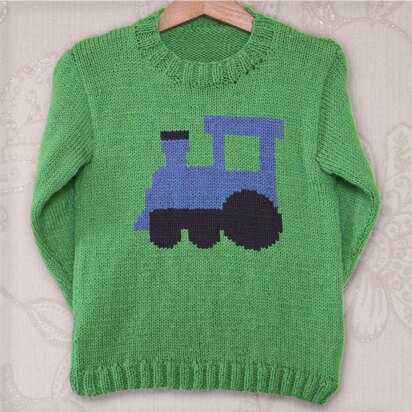 Train Chart & Childrens Sweater