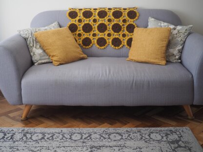 Sunflower Sofa Throw