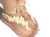 Zig zag barefoot sandals