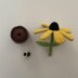 Bumble Blossom Black Eyed Susan Amigurumi Crochet Pattern