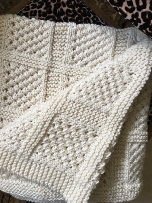 Lace Panel Blanket