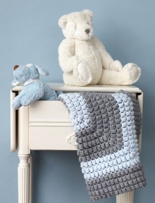 All-Around Blanket in Patons Beehive Baby Sport - Downloadable PDF