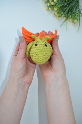 Baby Dragon Teething Rattle