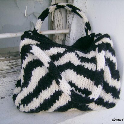 The zebra bag pattern