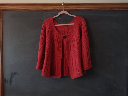 Cardigan with 3/4 sleeves