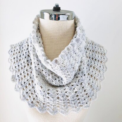 Elegant Lace Cowl Scarf