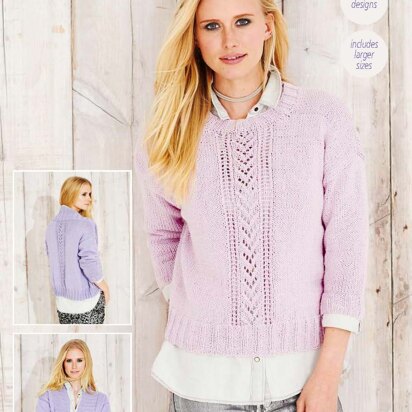 Sweater and Jacket in Stylecraft Jeanie - 9492 - Downloadable PDF