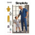 Simplicity Kinder und Herren-Trainingsanzug S9482 - Schnittmuster