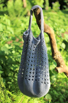 Crochet Basket Market Bag