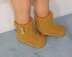 Toddler Chunky 2 Button Slipper Boots Circular