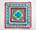 English Garden Afghan Square