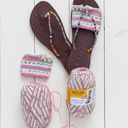 Bikini Socken in Regia Cotton Tutti Frutti - 5628DE - Downloadable PDF