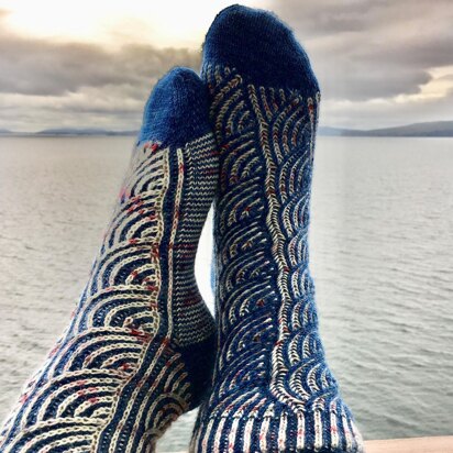 Briny Path Socks