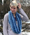 Seed Stitch Cowls in 2 Lengths  in Plymouth Yarn Mega Cakes - F863 - PDF
