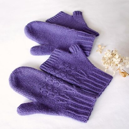 Justina mitts - knitting pattern
