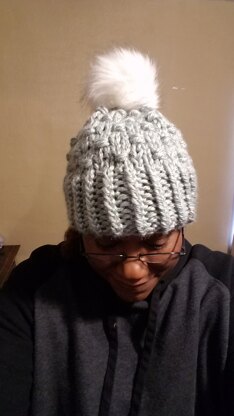 Chunky knit hat