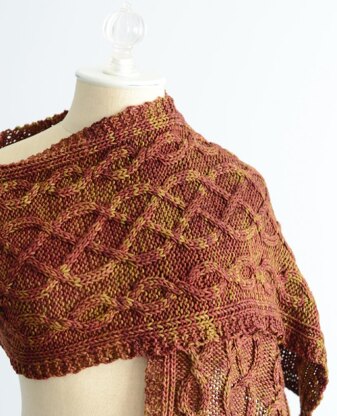 Nimue Cabled Wrap