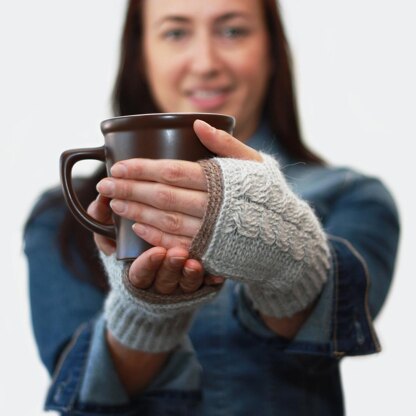 Entwined Fingerless Mitts