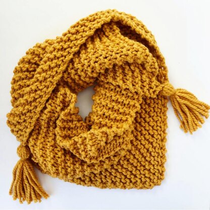 Scarf Knitting Kit - Beginner knitting kit from Knifty Knittings