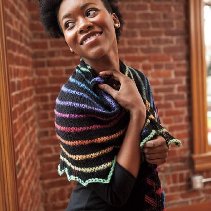 Through Thick & Thin Friendship Shawl - knitting pattern