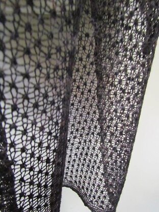 Pebbly Mesh Lace Wrap & Scarf