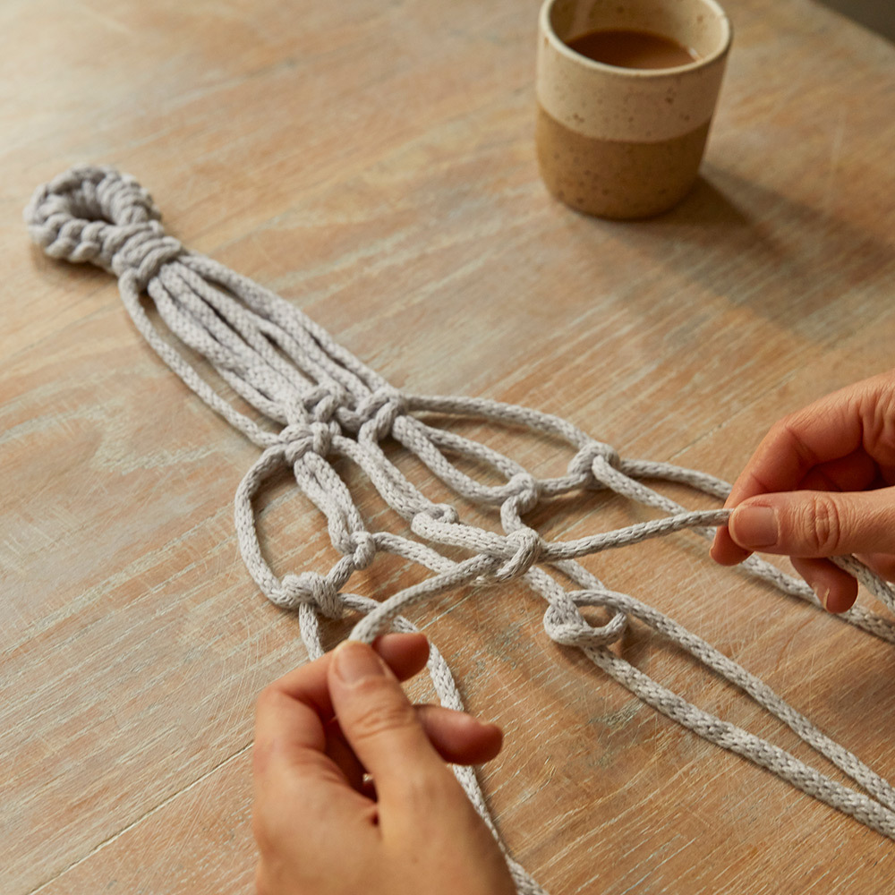 DMC Mindful Making The Exhale Plant Hanger Macrame Kit - view 2