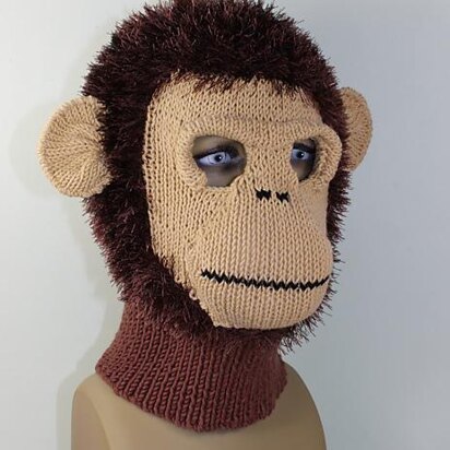 Toddler Child and Adult Monkey Mask Balaclava