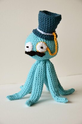 Octopus Like A Sir... Octopus Crochet Pattern, Octopus Amigurumi