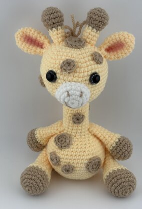 Giraffe Rafarattle – Amigurumi Pattern PDF - The little giraffe that is also a rattle