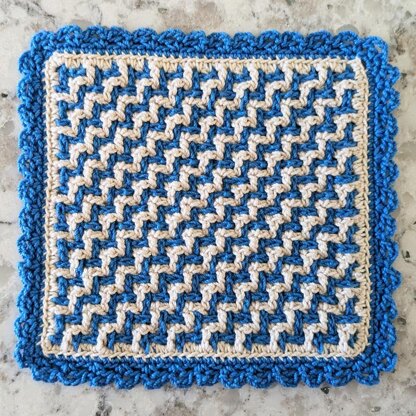 Stairstep Woven Hot Pad & Coaster