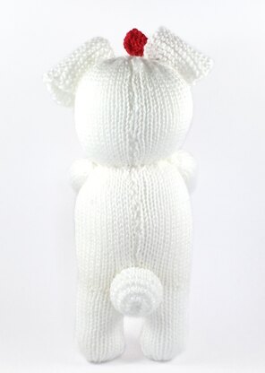 Valentine bunny rabbit knitting pattern 19038