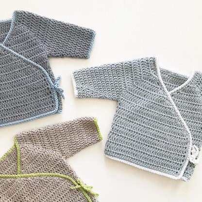 Baby wrap cardigan