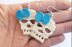 Skull earrings