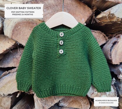 Clover Baby Sweater | Preemie - 24 months