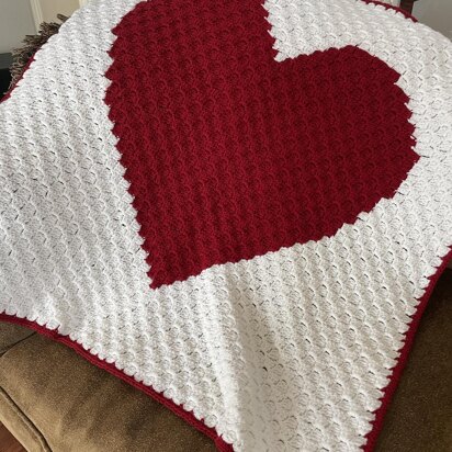 I Love You Valentine Afghan