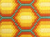 Oh Sew Bootiful Honeycomb Wall Hanging Bargello Kit